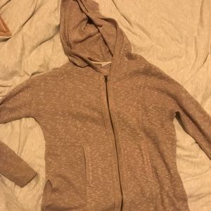 UO: Out from Under long cozy zipper hoodie